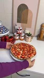 Tarte aux fraises ❤️❤️❤️ #recette #tarte #dessert #faitmaison #recettefacile | Recettes Originales