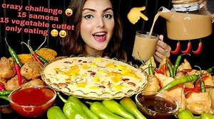 390K views · 6.9K reactions | Samosa and cutlet challenge with kheer | HAPPY FOOD WITH TINA | Facebook