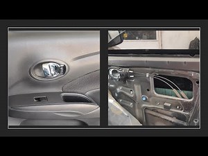 Removing the door or cover of the 2019 Versa