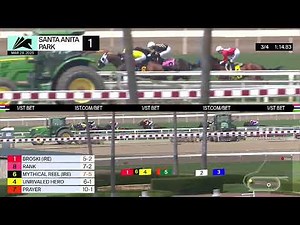 Mythical Reel (IRE) wins Race 1 on Saturday, March 29 at Santa Anita Park