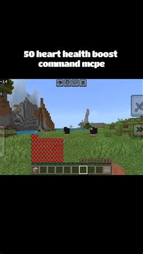 Minecraft PE Instant Health Boost Command Hack! 🎮 #minecraft #shorts