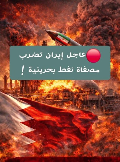 🔴عاجل إيران تضرب مصفاة نفط babco energies في البحرين 🇧🇭!!!