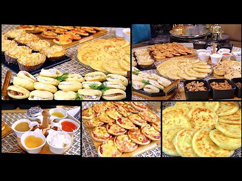 اطباق التقديم واخر ماكاين فيها كيفاش وجدت طبلة كاملة مكمولة للضيوف في نص نهار*باقي الشهيوات *🥰🥰