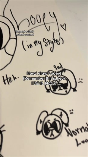 How i draw Looey !!#xabcya #fyp #foryoupage #looey #drawing