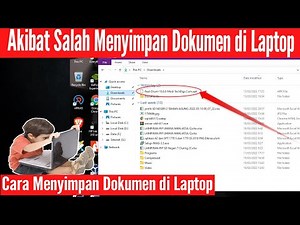 cara aman dan benar menyimpan dokumen di laptop
