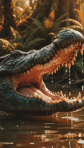 A Giant of Ancient Rivers 🦖❓Now Lost to Time 🐊💀 #sarcosuchus #crocodile