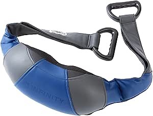 Infinity Cordless Rechargeable Shiatsu Neck, Shoulders, and Body Massager with Heat, 4 Programs, Speed Control, Soothe Stiff Muscles and Support Wellness