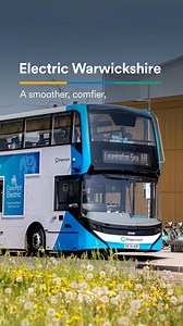 Warwickshire, say hello to electric buses!⚡ Quiet, clean, comfy and sustainable. With air-con, USB charging and next stop announcements. Jump aboard and join us on the journey toward zero emissions.  | Stagecoach | Facebook