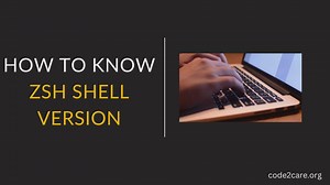 How to know ZSH Shell Version