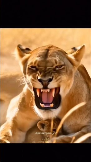 🙉Hyena Attack Stopped by a Brave Monkey✊💪