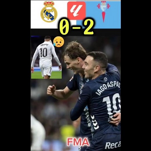 Real Madrid vs Celta Vigo 0-2 Highlights & Goals☠️🥶#shorts #viral #football #laliga #mbappe#vinicius