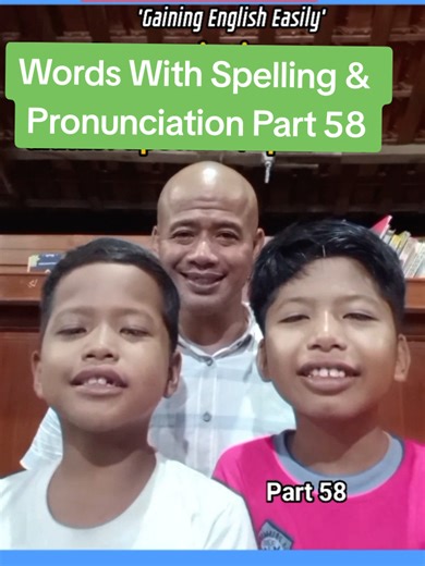 Mastering English: Words With Spelling And Pronunciation Part 58