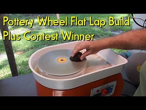 Making A Flat Lap From A Potter's Wheel #thefinders #lapidary #diy #howto #agate #rocks