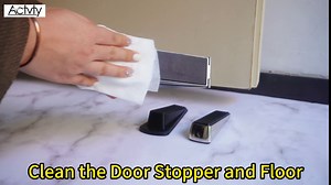 Actvty Heavy Duty Door Stopper, 3 Inch Spring Loaded Stopper, Large Adjustable Door Stops, Wedge Doorstop Suits Any Heavy Doors
