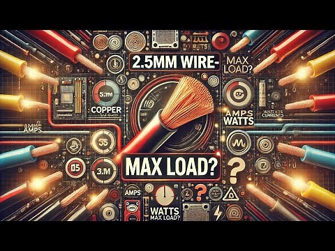 2 5mm Wire Maximum Load Explained Current, Wattage, and Safe Limits for Electrical Circuits