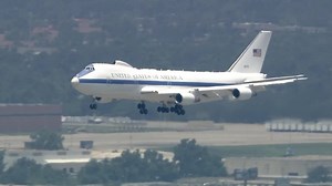 One of the country's National Airborne Operations Centers made several touch-and-go stops at Will Rogers World Airport today! You can learn more about the aircraft and its visit to the Sooner State at the link below: https://kfor.com/news/local/watch-doomsday-plane-flies-through-oklahoma-city-metro/ | KFOR-TV