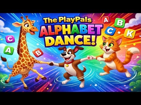 The Alphabet Dance | Learn the ABCs | Kids Song & Nursery Rhyme | PlayPals