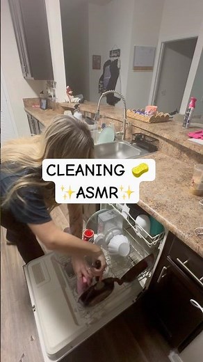 Satisfying Cleaning ASMR 🧼 Sweeping & Mopping in 24s #asmr #cleaningasmr #satisfying