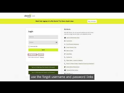 How to log in to My Alectra