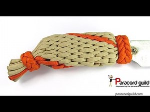Paracord knife handle