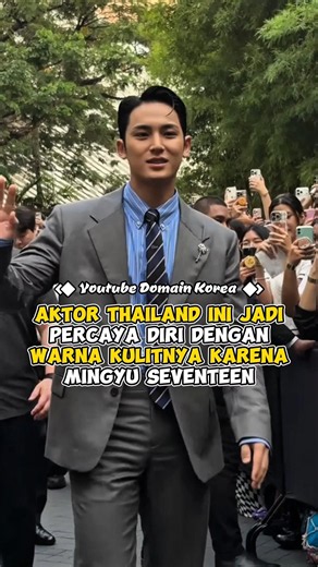 Aktor Thailand Ini Jadi Percaya Diri dengan Warna Kulitnya Karena Mingyu SEVENTEEN
