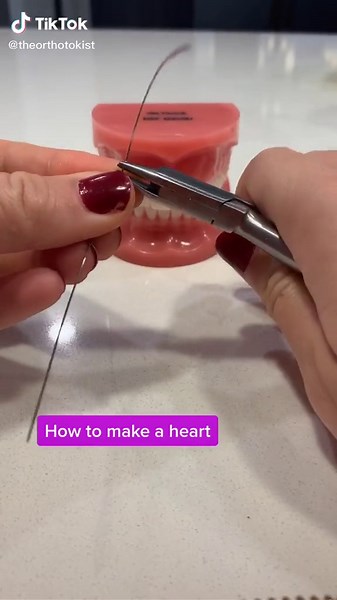 Creating a Heart-Shaped Orthodontic Wire | Orthodontist Tutorial