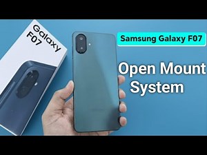 Samsung Galaxy F07 - How To Open Mount System