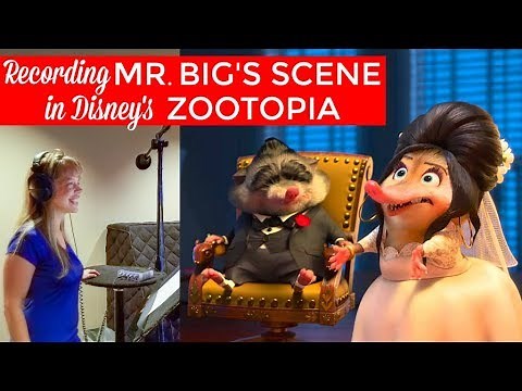 Disney Voice Recording Booth: Zootopia's Icing with Mr. Big