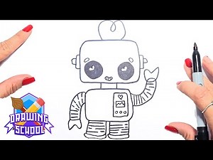 How to Draw a CUTE ROBOT KAWAII? 🤖🦾 Drawing of an EASY ROBOT Step by Step 💡
