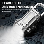 USB C Rechargeable Keychain Flashlights,High Low Beam Mini Flashlights,COB Keychain Working Lamp 6 Light Modes,Lightweight Bright Mini Keyring Light for Walking, Searching and Hiking (1PC) 2025