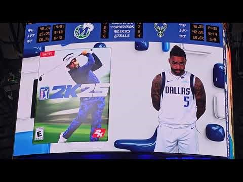 Dallas Mavericks vs Milwaukee Bucks feature presentation 11/10/25 #jumbotron
