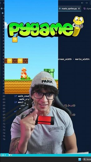 Videjuego animaciones con pygame. #programacion #python #pygame #videojuegos