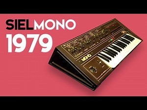 SIEL MONO Analog Synthesizer 1979 | HD DEMO