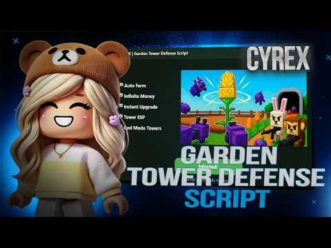 Garden Tower Defense Script – Auto Wave Clear, Farm Boost & Unlocks