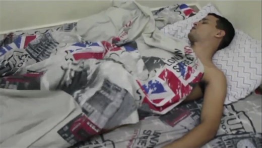 Beautiful Latinos jerk off and suck in bed