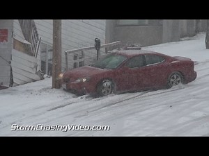 11/10/2014 Duluth MN Car's Crashing In the Winter Storm