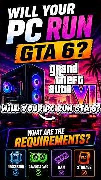 Will Your PC Run GTA 6? 🔥 GTA6 PC Requirements Explained #gta6 #gtavi #pcgaming #gaming #gta6