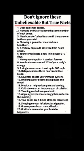 20 Unbelievable Facts That Are Actually TRUE 🤯