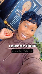 4K views · 11K reactions | I cut all my hair off  Pixie Cut Tutorial: I’m a hairstylist but not one who specializes in pixies cuts or any cuts for that matter  do with that information as you may 路‍♀️ I ❤️ it ‼️ #hairtutorial #pixiecuts #thecutlife #nchairstylist #ncsalon #diyhair #cutmyhair #baldgirl #baldgirlsdoitbetter #dayinmylife #burlingtonnc #greensborostylist #durhamhairstylist | Tenisha Smith | Facebook