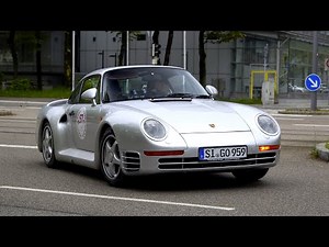 Porsche 959 | Start Up + Driving + Details | Munich