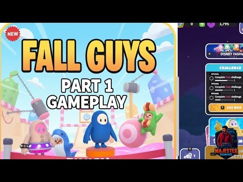 🎯 വീഴ്ചയും വിജയംയും നിറഞ്ഞ ഗെയിം | Fall Guys മലയാളം Gameplay Part 1