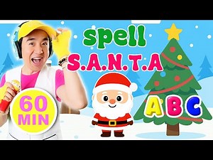 S-A-N-T-A | Christmas Bingo Song for Toddlers | Learn ABCs (4K)