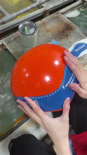 Nón bảo hiểm in logo thương hiệu cho Dimo Group được dán tem như thế nào? #shortvideo #subscribe