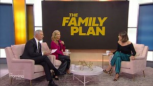 Morgan Hoffman sits down with an exclusive chat with Mark Wahlberg and Michelle Monaghan about their new film 'The Family Plan.' She chats with them about the action sequence which sees Mark have a baby strapped to his chest. The cast also reveal what their secret identity would be and their go-to karaoke song. | The Morning Show