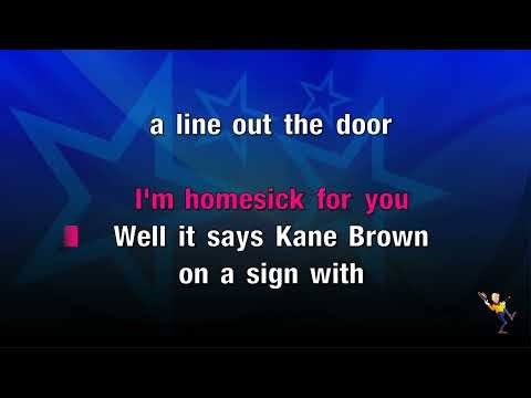 Homesick - Kane Brown (KARAOKE)