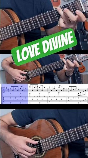 How to play LOVE DIVINE, ALL LOVE EXCELLING - Fingerstyle Guitar Beginner #fingerstyle #guitartabs
