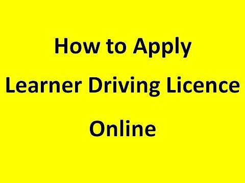 How to Apply Learner Driving License (LL) Online 2025 English | Driving License LLR Apply - India