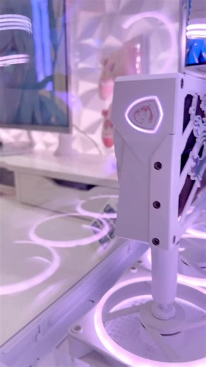 Soft pink tonight 💗 Would you try this vibe? 👀 ☁️☁️☁️ | Gaming Setup | desk setup | white desk setup | pastel setup | pink and purpled set up | Gaming Setup Inspo | Cozy Gaming | ☁️☁️☁️ Proud member of @royalty.rgb 👑 🌟🌟🌟 Tagged my amazing IG partners and tons of awesome people! Go check them out and drop a like/follow! 🌟🌟🌟 ————————— ˗ˏˋ ♡ ˎˊ˗ Follow for more reels & photos @gaminginpink ᰔᩚ Like & comment if you want to see more contents like this ˚ ☁️ • Don’t repost without permission ꒰