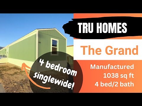The Grand | AFFORDABLE 4 bedroom SINGLE WIDE!