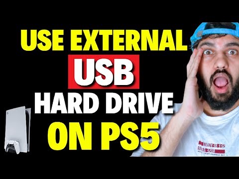 How to use External USB Hard Drive on PS5
